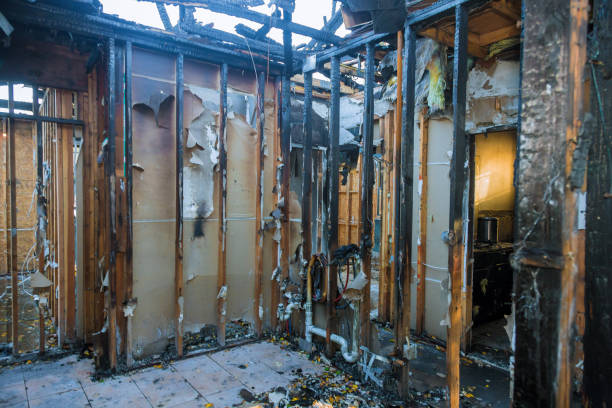 Professional Emergency Fire Cleanup technician working in Cibolo, TX
